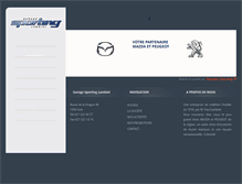 Tablet Screenshot of garage-sporting.ch